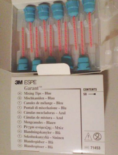 40 pcs Dental Crown &amp; Bridge Mixing Tips 10:1/ 4:1 Ratio Blue &amp; Orange