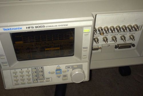 Tektronix HFS9003 Front Panel With LCD Display Board