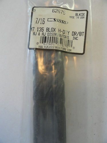 7/16&#034; Jobbers Length Drill Bits, 135 Degree Split Point