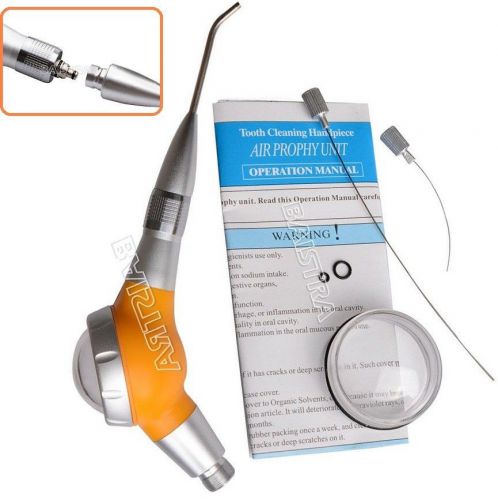 Dental Hygiene Luxury Jet Air Polisher Prophy Tooth Polishing Handpiece 2 Holes