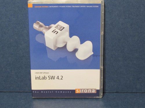 BRAND NEW w/ key code Sirona Dental Cad/Cam inLab SW 4.2 with key code