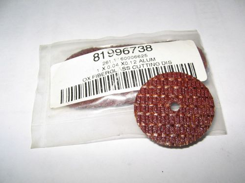 OX Fiberglass Cutting Disk, 1” Dia. x 0.040 Thick x 0.120 Hole (QTY 10)