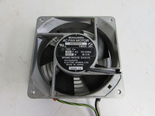 MATSUSHITA ASE104519 AC FAN MOTOR 100VAC 50/60HZ 15/14W ***XLNT***