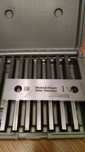 BROWN &amp; SHARPE Ultra Precision Ground Parallel Set - MODEL: 599-921-10 - NICE!!