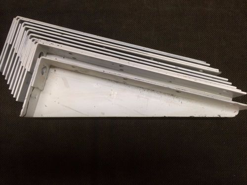 10 each 12&#034; Unistrut Shelf Brackets, bline