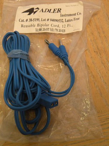 Adler 38-5199 Latex Free Reusable Bipolar Cord 12&#039;