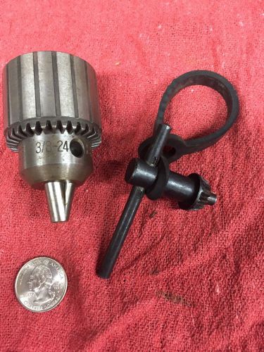 Jacobs Usa Drill Chuck 0- 3/8 Cap 3/8-24 Thread Mount