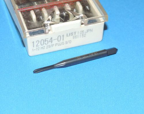 OSG 1-72 NF Spiral Point Gun Tap GH2 2FL HSS Oxide Coated