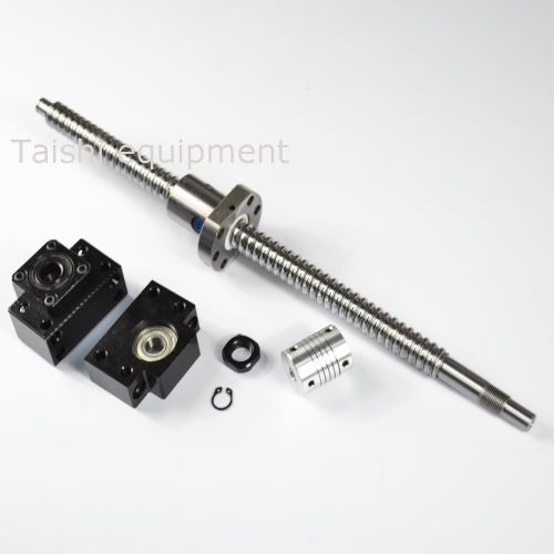 1 ANTI BACKLASH BALLSCREW RM1605-1000MM BALL SCREW+1 SET BK/BF12+2 PCS COUPLERS