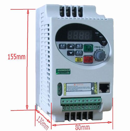 220V NEW Update Vector Frequency Inverter Single Phase 1.5KW SVPWM