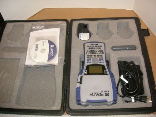 Brady BMP41 Label Printer Kit, Case, Cartridge.BMP-41.Discs .Free U.S. Shipping!