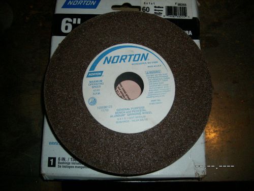 NORTON  6 INCH BENCH GRINDING WHEEL