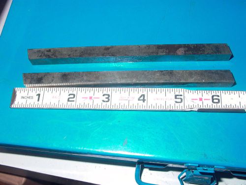 LOT OF TWO FAGEASTA WKE4 SWEDEN 3/8&#034; X 3/8&#034; X 6&#034; CUT OFF CUTTING   BAR BLANK