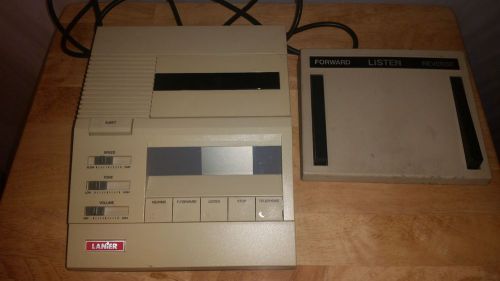 Lanier P-142 Microcassette Transcriber &amp; Foot Pedal