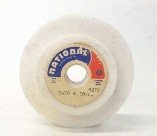 NATIONAL GRINDING WHEEL SA70 K 10V6W, RPM 8275, RECESSED