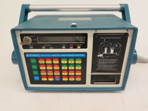 Dranetz Series 808 Electric Power Demand Analyzer