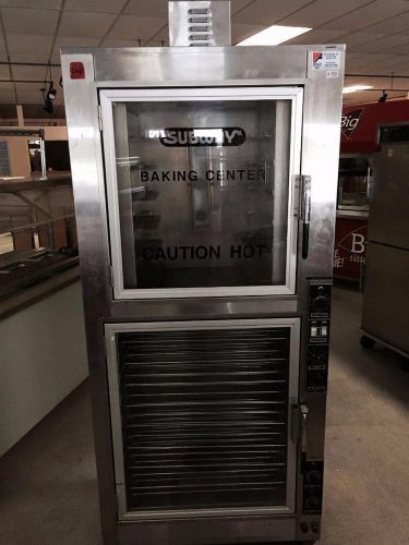 NuVu OP-2LFM convection oven &amp; proofer system.