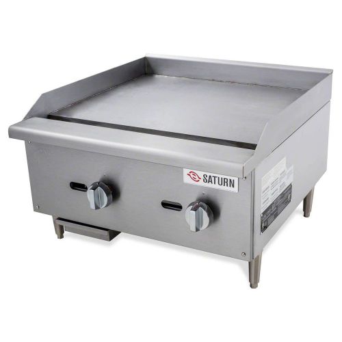 SATURN (ESG-36) COMMERCIAL MEDIUM DUTY GAS GRIDDLE, 36&#034; MANUAL, 1&#034; PLATE