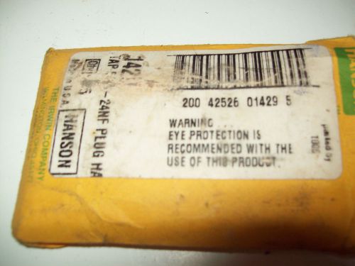 5 IRWIN/HANSON  1429 Plug  Tap 5/16-24 NF NEW