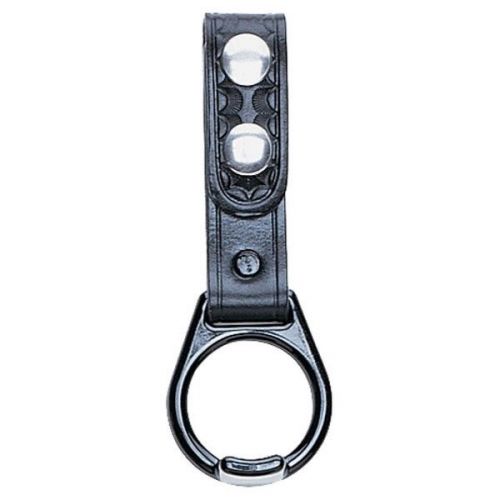 Aker Leather A551M-BW Black Basketweave Side Handle Baton Ring Strip