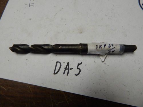 SKF  27/64&#034; x # 1 Taper Shank Twist Drill Bit