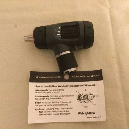 WELCH ALLYN 3.5V MACROVIEW OTOSCOPE Head ONLY #23810 NEW!