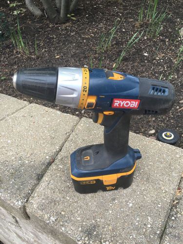 Ryobi Cordless Drill 18 Volt P201