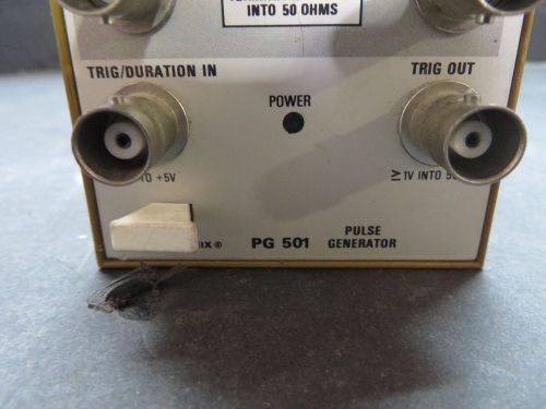 Tektronix pg501 5hz-50mhz pulse generator  id #26073 khdg for sale