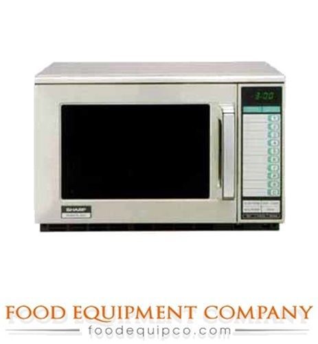 Sharp electronics r-22gtf microwave oven, 1200 watts, stainless steel door... for sale