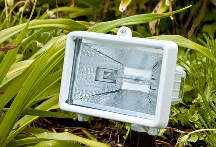 Dabmar lighting d105-w 120v area flood light white for sale