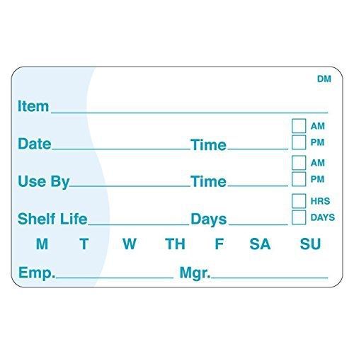 Daymark it113390 dissolvemark shelf life/use by dissolvable label, 2&#034; x 3&#034; (roll for sale