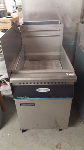 SGF-5N Serv-Ware - Deep Fat Fryer, 80 lb., Nat Gas w/ Baskets, Factory Warranty