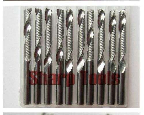 10pcs 4*25mm carbide single flute mdf pvc board acrylic cnc router bits for sale