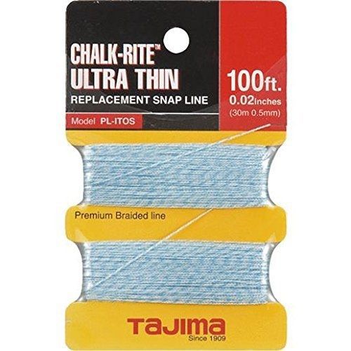 Tajima PL-ITOS Chalk-Rite Premium Grade Ultra Thin Nylon Line, 0.5 mm Thick by