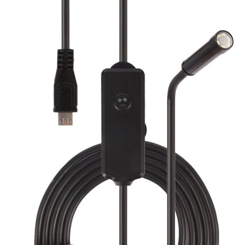 1.6M 7mm Mini Android Endoscope Waterproof Snake Borescope USB Inspection Camera