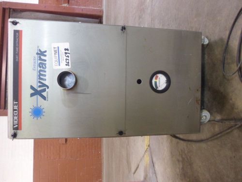 LUMONICS XYMARK VIDEOJET DUST/ FUME EXTRACTOR #423830J MOD:EX50X SN:516 USED