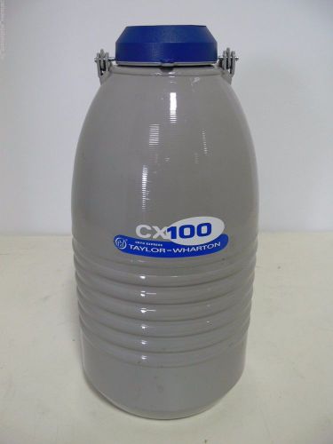 TAYLOR WHARTON CX100B-11M CRYOGENIC LIQUID NITROGEN TANK DEWAR 4.1 L