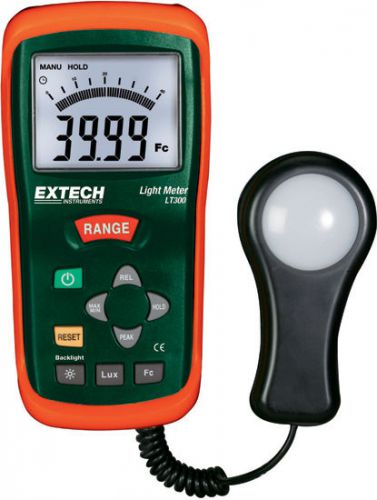 Extech LT300 Light Meter with Large LCD display with analog bargraph