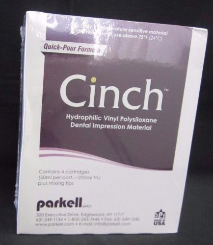 Dental Cinch Impression Material Quick Medium Body 4x50ml #S453S