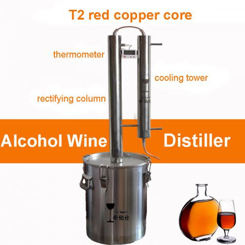 Stainless Steel Home Brew Alcohol Wine Distiller Moonshine Still Brandy Wine