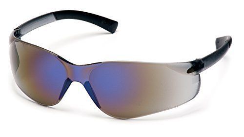 Pyramex Ztek Safety Eyewear, Blue Mirror Lens With Blue Mirror Frame