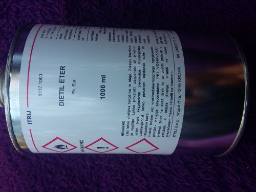 Diethyl ether 99% pure 1000ml