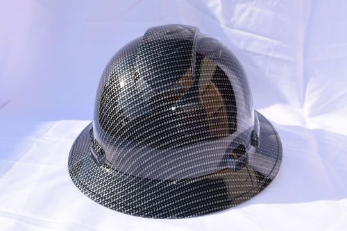 Pyramex Ridgeline Wide Brim HardHat CarbonFiber Gloss #53 scratch and dent sale