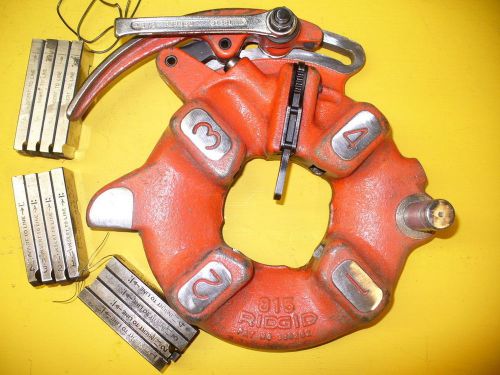 Ridgid universal pipe threading die head self open *815 for sale