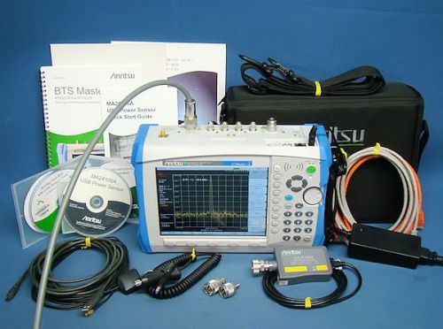 Anritsu MT8221B BTS Master Base Station Analyzer MA24106A USB Power Sensor SET