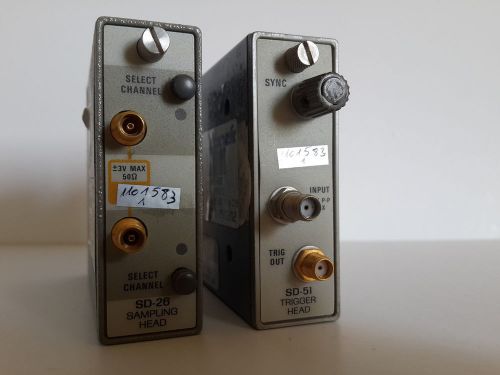 Tektronix SD-51 Trigger Head and Tektronix SD-26 Sampling Head FREE SHIPPING!