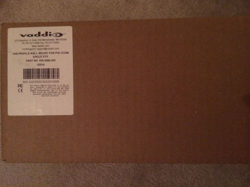 Vaddio 535-2000-242 Thin Profile Wall Mount for Polycom EagleEye IV Camera