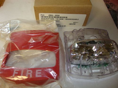 NEW (FS) SIMPLEX 4904-9332 TRUEALERT NON-ADDRESSABLE RED FIRE ALARM STROBE