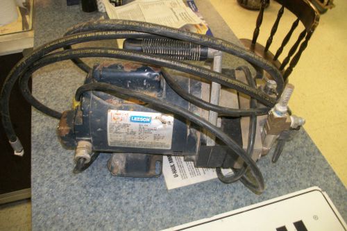 Wheeler-rex 39300 wheeler-rex hydrostatic test pump 300psi 115v look leeson for sale