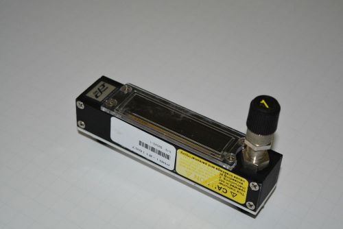 Cole-Parmer 65-mm Correlated Flowmeter, high-res valve, aluminum, 49 mL/min air